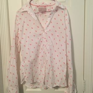 Banana Republic soft wash shirt with anchor print